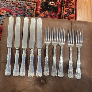 Tiffany & Co NY 1884 Sterling (set of 10) EXTRA RARE FIND!!!